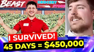 I Survived in MrBeast's Grocery Store For $10,000 Per Day! Exclusive Interview with Alex.