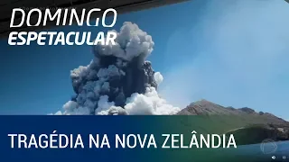 Brasileiros revelam experiência durante erupção do vulcão Whakaari