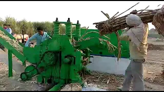 Sugarcane crusher machine Sugarcane farm Jaggery plant gaane se gud kaise banta hai 14x14 crusher