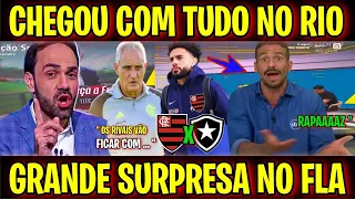 GRANDE SURPRESA NO MENGÃO! CHEGOU COM TUDO NO RIO| FLAMENGO X BOTAFOGO