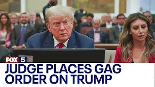 Judge places limited gag order on Trump