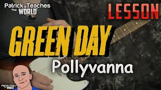 Green Day-Pollyanna-Guitar Cover-Tabs-Tutorial-Playthrough-Easy-Lesson