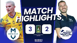 Valsa Group Modena vs. Allianz Milano - VBW - SuperLega - Match Highlights