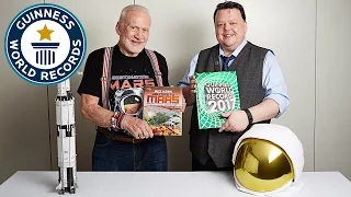 Buzz Aldrin talks Mars, the Moon and breaking records - Guinness World Records