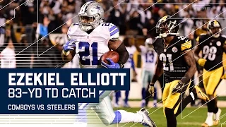 Ezekiel Elliott Goes 83 Yards for the TD! | Cowboys vs. Steelers | NFL
