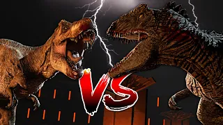 GIGANOTOSAURUS VS REXY | Who Wins - [SFM/ANIMATION] | English Subtitles