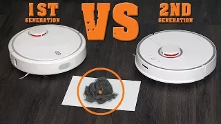 WHO CLEANS BETTER than XIAOMI MI ROBOT 1ST OR ROBOROCK S50 CLEANING TEST COMPARISON