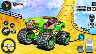 Monster Truck Mega Ramp Extreme Racing - Impossible GT Car Stunts Driving 3D - Android GamePlay