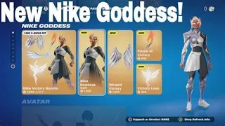 Fortnite Chapter 5 Season 2: ** BRAND NEW NIKE GODDESS VICTORY BUNDLE ITEM SHOP 4/24/24 REVIEW