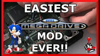 Quick & EASY Mega Drive Mod | PAL 50Hz to NTSC 60Hz