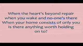 Anything Worth Holding On To - karaoke / instrumental Scott Alan