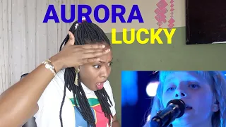 FIRST TIME HEARING AURORA - LUCKY ( LIVE AT NIDAROSDOMEN)