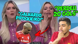 IMPRESSIONANTE! RENATA FAN FICA REVOLTADA COM GALHARDO APOS ELIMINAÇÃO DO INTER NA LIBERTADORES!