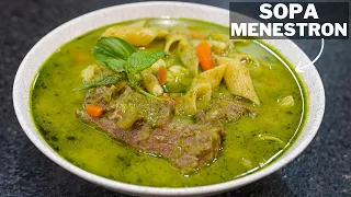 Asi cocino mi Sopa de Menestron, facil y economico | Abelca