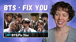 Voice Teacher Reacts to BTS - Fix You (Coldplay Cover)