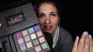 ASMR Show & Tell: My Eyeshadow Palettes (whispering, tapping)