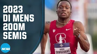 Men's 200m semifinals - 2023 NCAA outdoor track and field championships (Heat 2)