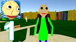 Baldi Ice Scream Neighborhood Granny Horror Gameplay Walkthrough Part 1 (IOS/Android)