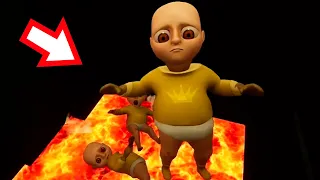 ЛАВА ЗАТОПИЛА ЛИФТ ?! ИГРА The Baby In Yellow