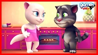 My Talking Angela VS My Talking Tom Gameplay Great Makeover for Children #2