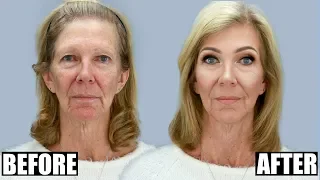 Glam Makeup Tutorial for Mature Skin - Makeup Transformation