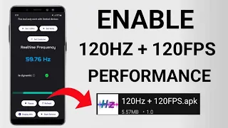 Enable Smooth 120Hz Refresh Rate 120FPS Performance | Max FPS Fix Lag - No Root