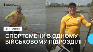 Призер олімпіади та чемпіон світу з веслування служать у Нацгвардії на Хмельниччині