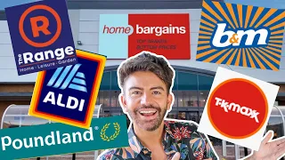 WHAT'S NEW IN HOME BARGAINS, B&M, TKMAXX, The RANGE, POUNDLAND & ALDI | SHOP WITH ME! MR CARRINGTON