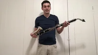 Custom low D extension for alto clarinet