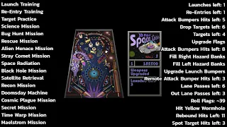 All missions at once challenge - 3D Pinball Space Cadet