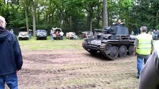 Militracks 2012 38t Skoda panzer leaving base camp Overloon 19 May 2012