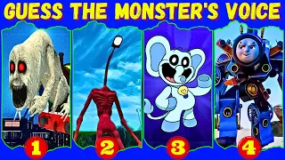 Guess Monster Voice Cursed Percy, Light Head, Bubba Bubbaphant, Thomas Skibidi Coffin Dance