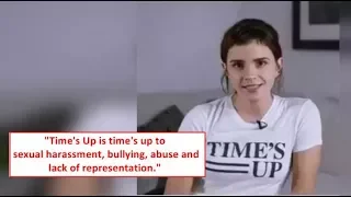 Emma Watson brings Time’s Up campaign to the UK