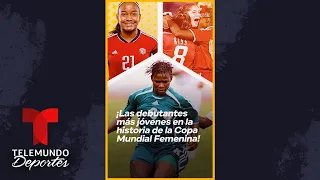 ¡CON SOLO 16 AÑOS, ELLAS DEBUTARON EN LA COPA DEL MUNDO! | Telemundo Deportes