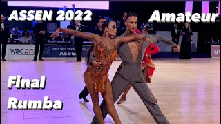 Dutch Open Assen 2022 | Ilya Gavrikov - Liza Semashko | Final | Rumba | WDC Amateur Latin