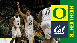 Oregon Men’s Basketball vs. Cal | GAME HIGHLIGHTS (2024)