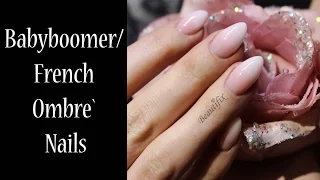 How to: BabyBoomer/ French ombre` Nails