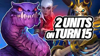 Just 2 Units on Turn 15, Anima Bribe Madness | Dogdog Hearthstone Battlegrounds