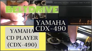 YAMAHA CDX-490 BELT DRIVE | Repair process | Reparacion proceso | How to repair Yamaha CDX-490 Belt