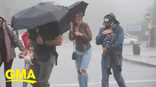 Tropical Storm Kay slammed Southern California | GMA