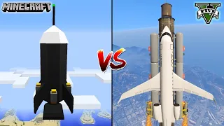 MINECRAFT ROCKET SHIP VS GTA 5 ROCKET SHIP - WHICH IS BEST?