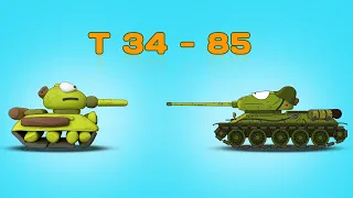 Лепим Танк Т 34-85 из ПЛАСТИЛИНА ✅ Туториал на Стальных монстров ✅ Polymer clay tank tutorial