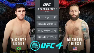 UFC 265 - Vicente Luque Vs Michael Chiesa (Welterweight Bout) - UFC 4