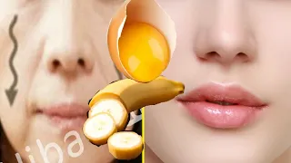 I am 60 years old. Banana peels make me look 18 years old🍌Anti-Aging Face oil to reduce Wrinkles