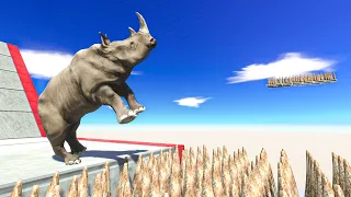 Be FAST and ESCAPE the Spike Floor Trap - Animal Revolt Battle Simulator