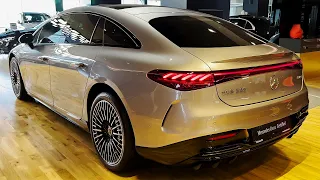 Mercedes EQS 580 (2022) - interior and Exterior Details (Luxury Car)