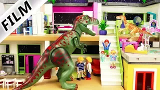 Playmobil Dinosaurier Film deutsch | T-Rex Angriff in der Luxusvilla bei Familie Vogel | Kinderserie