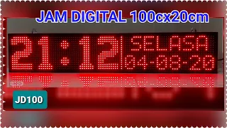 Jam digital led jam dinding jam kantor jamdigital jamdinding ledjam leddinding jamled