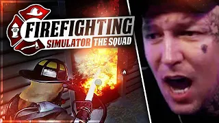 DIESES SPIEL IST SO LOST🤣 | Firefighting Simulator | SpontanaBlack