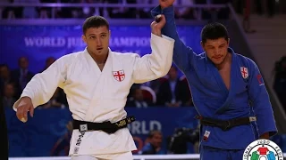 Varlam Liparteliani (GEO) vs Beka Gviniashvili (GEO) -90kg Judo World Championships Astana 2015